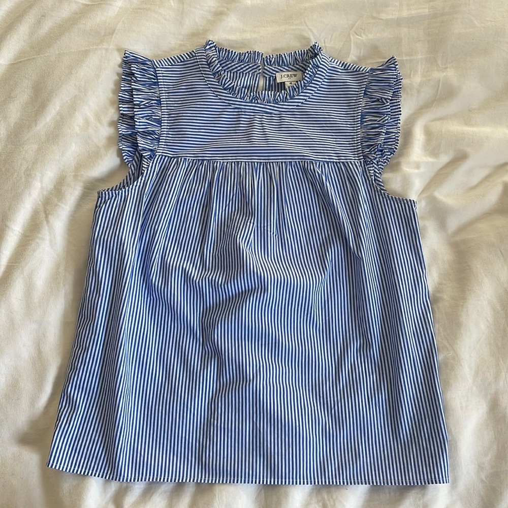 J. Crew Factory Striped Blouse Size 4 - Worn once